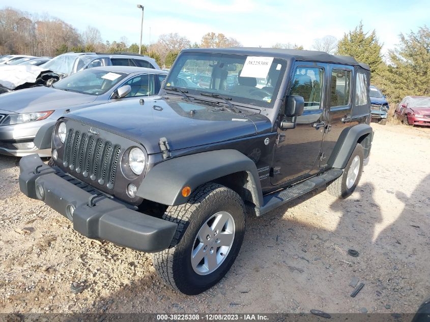 2014 JEEP WRANGLER UNLIMITED SPORT - 1C4BJWDGXEL271590