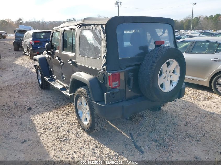 2014 JEEP WRANGLER UNLIMITED SPORT - 1C4BJWDGXEL271590
