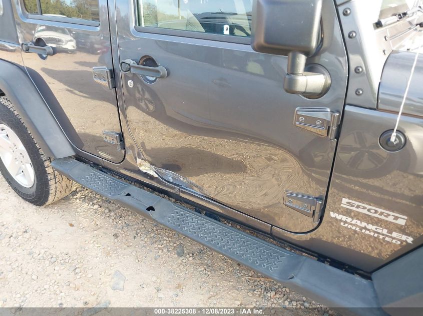 2014 JEEP WRANGLER UNLIMITED SPORT - 1C4BJWDGXEL271590