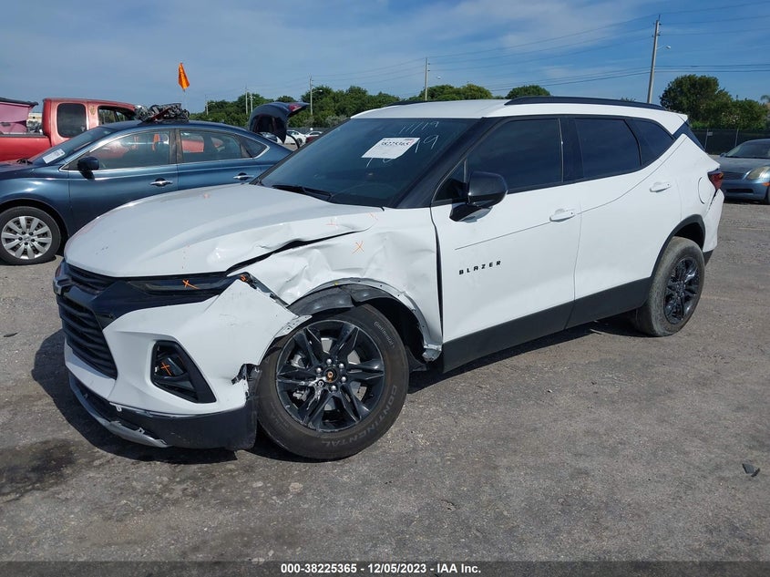 2022 CHEVROLET BLAZER 2.0L I4 FI DOHC 16V (VIN: 3GNKBCR42NS227899