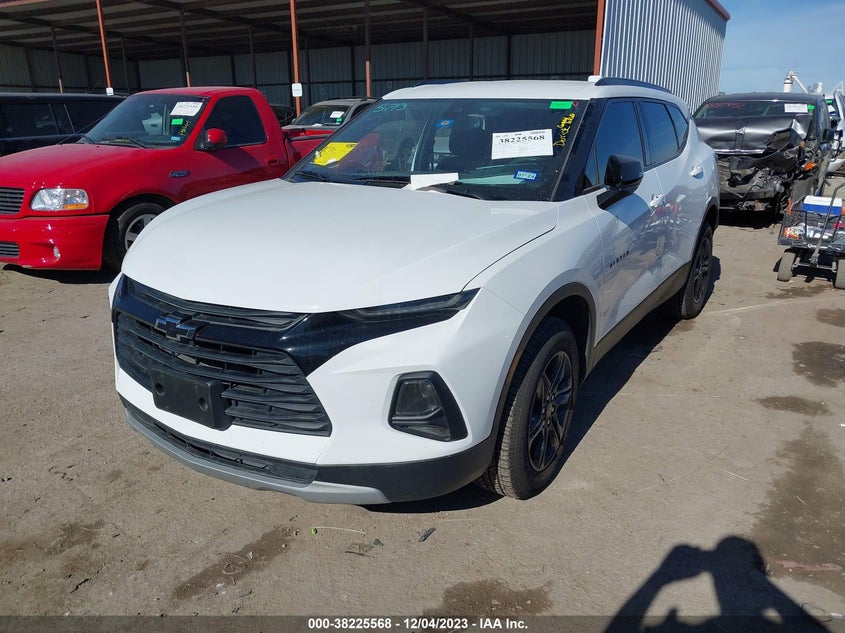 VIN 3GNKBCRS4MS548954 2021 CHEVROLET BLAZER 2LT