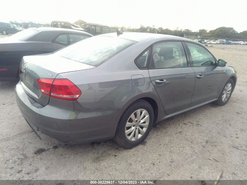 2015 VOLKSWAGEN PASSAT S - 1VWAT7A30FC040936