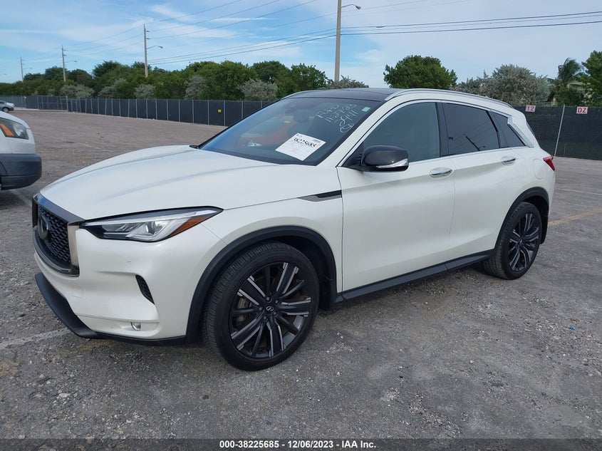 VIN 3PCAJ5BA6MF122941 2021 INFINITI QX50 LUXE