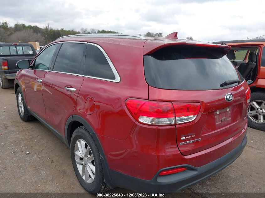 2018 KIA SORENTO 2.4L LX - 5XYPGDA31JG387731