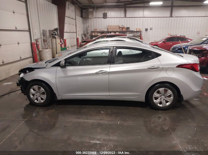 2016 HYUNDAI ELANTRA SE - KMHDH4AE9GU552333