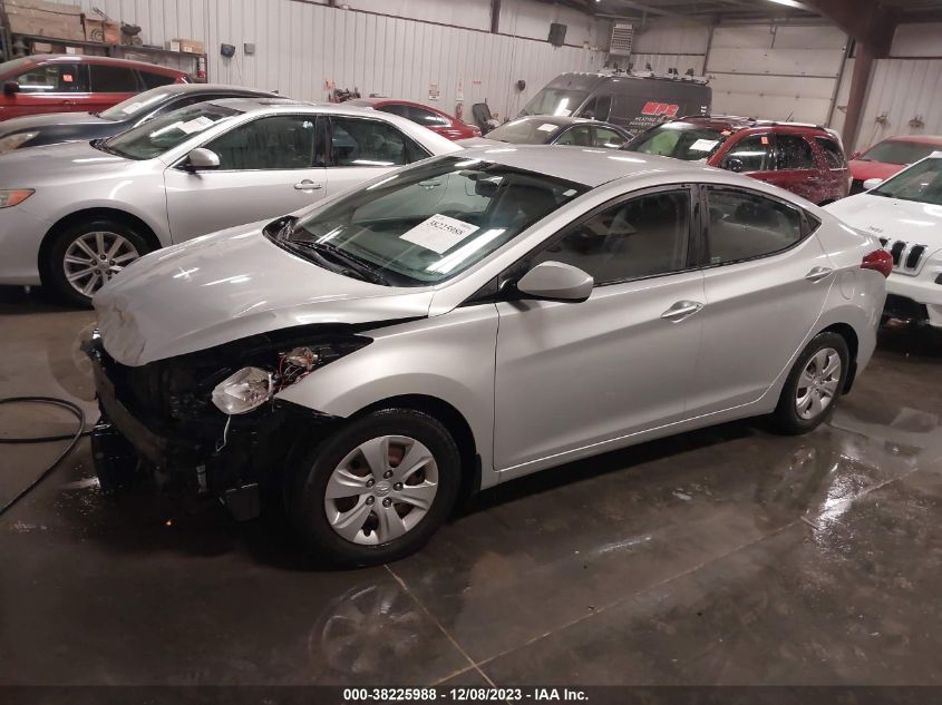 2016 HYUNDAI ELANTRA SE - KMHDH4AE9GU552333