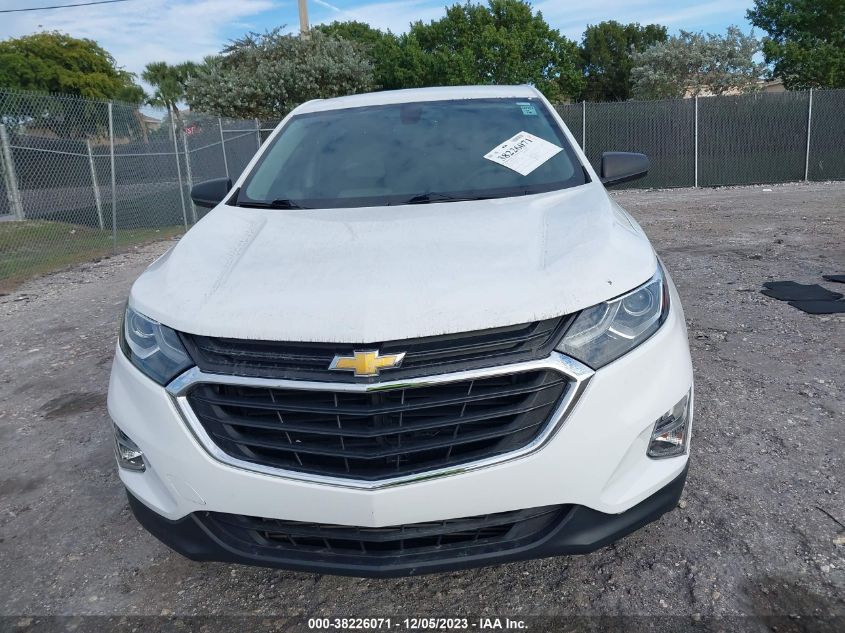 2019 CHEVROLET EQUINOX LS - 3GNAXHEV9KS575753