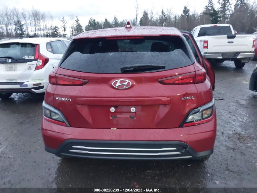 2023 HYUNDAI KONA ELECTRIC SEL - KM8K33AGXPU186061