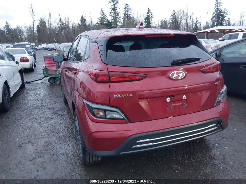 2023 HYUNDAI KONA ELECTRIC SEL - KM8K33AGXPU186061