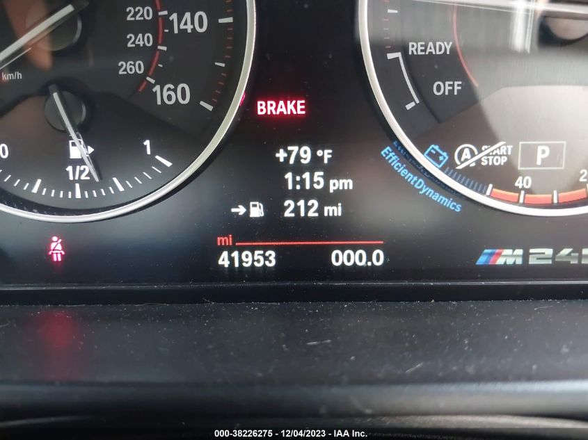 2017 BMW M240I XDRIVE WBA2L3C38HV667482