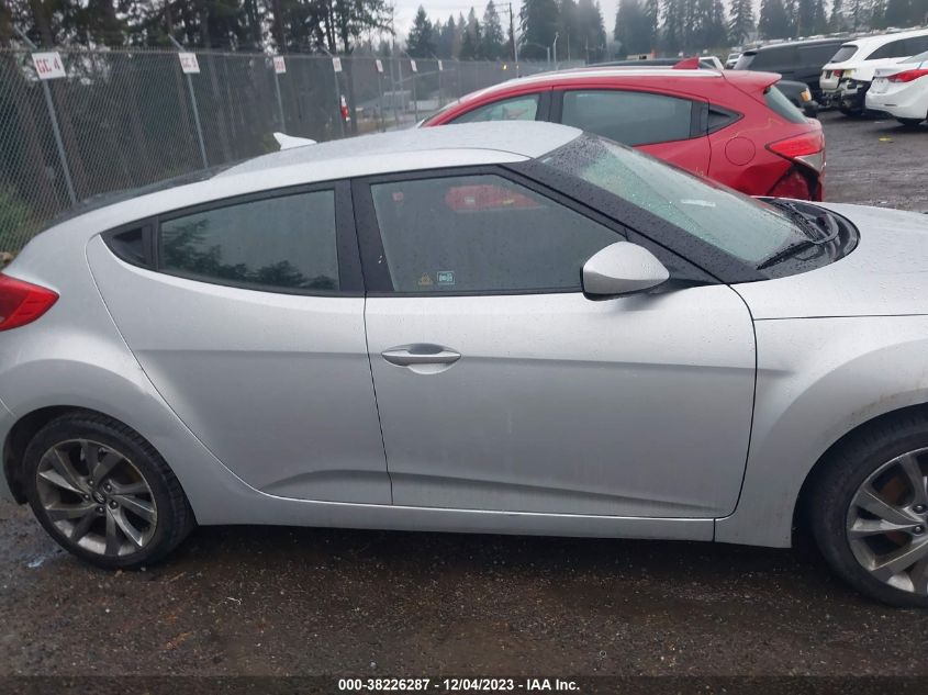 2017 HYUNDAI VELOSTER - KMHTC6AD9HU308180