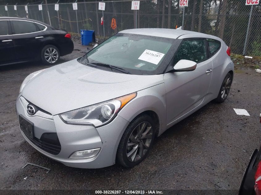 2017 HYUNDAI VELOSTER - KMHTC6AD9HU308180
