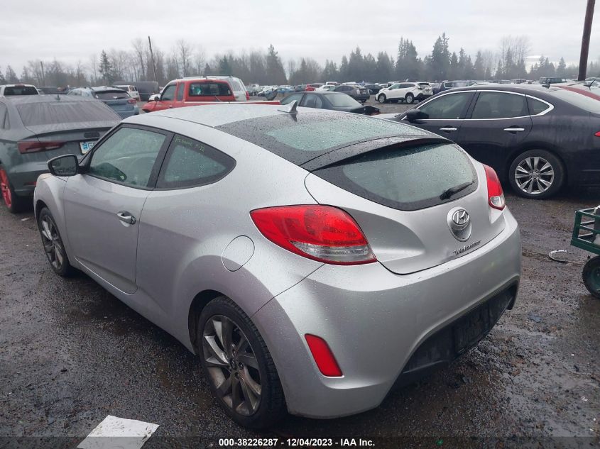 2017 HYUNDAI VELOSTER - KMHTC6AD9HU308180