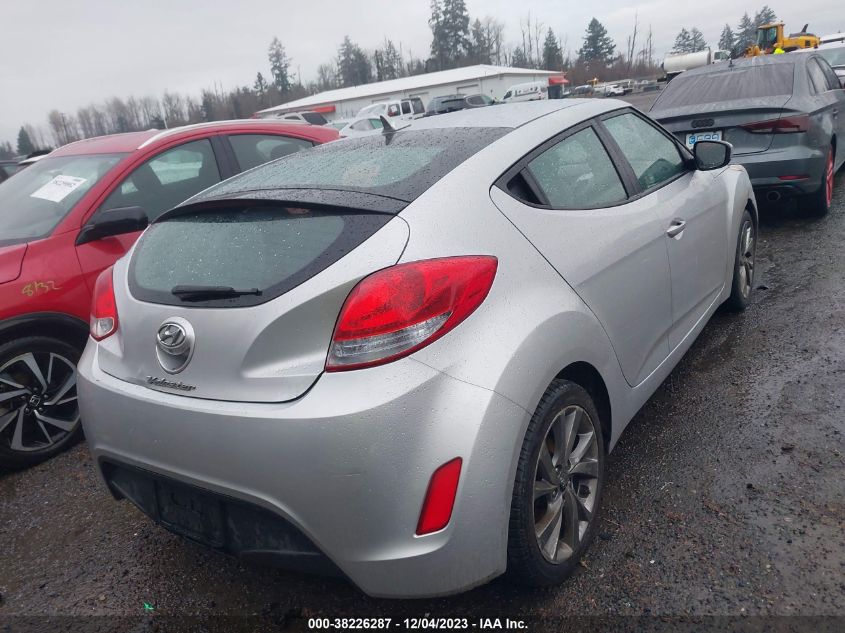 2017 HYUNDAI VELOSTER - KMHTC6AD9HU308180