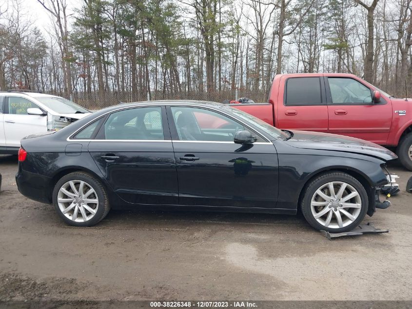 2013 AUDI A4 2.0T PREMIUM - WAUFFAFL7DN005329