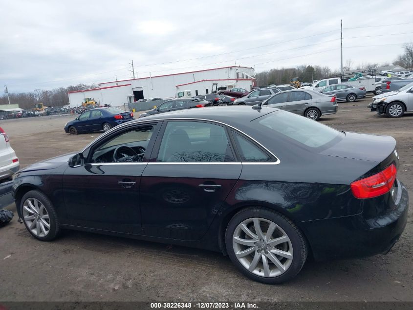 2013 AUDI A4 2.0T PREMIUM - WAUFFAFL7DN005329