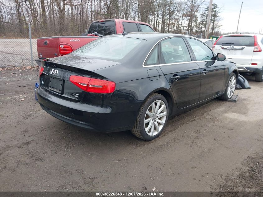 2013 AUDI A4 2.0T PREMIUM - WAUFFAFL7DN005329