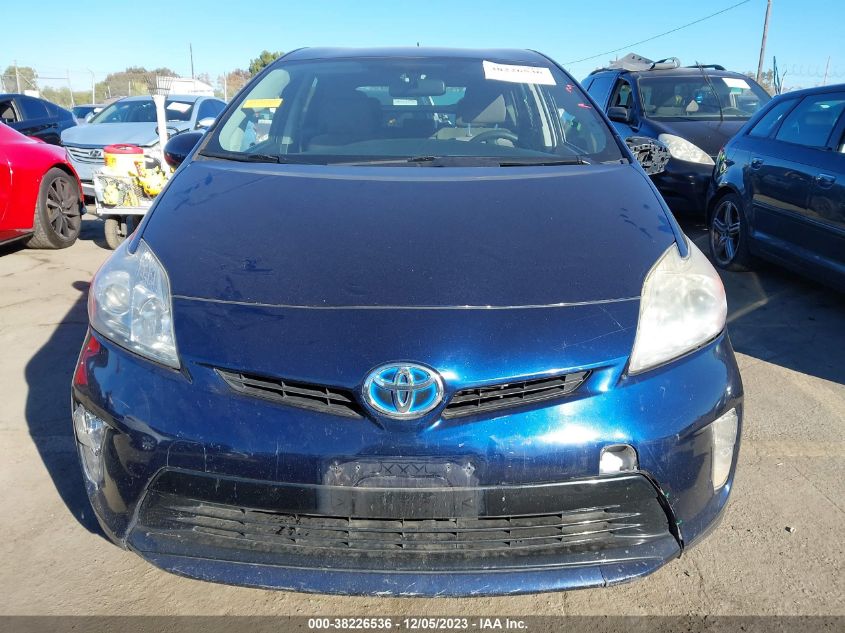 2013 TOYOTA PRIUS TWO - JTDKN3DU5D1642254