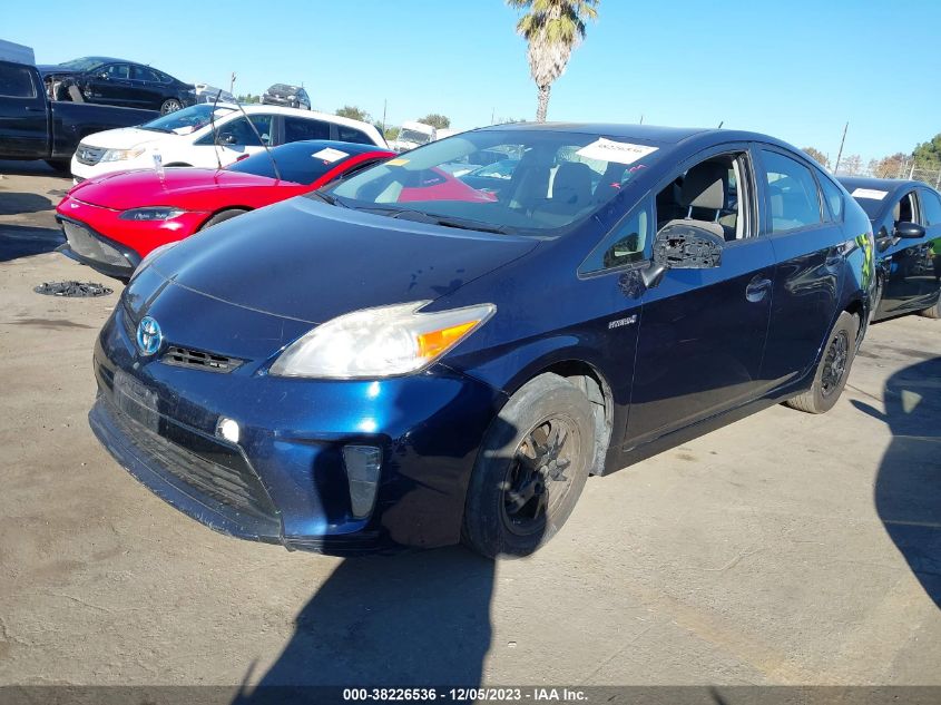 2013 TOYOTA PRIUS TWO - JTDKN3DU5D1642254