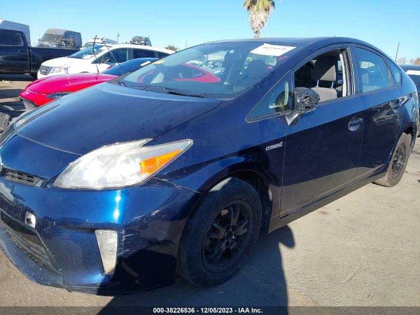 2013 TOYOTA PRIUS TWO - JTDKN3DU5D1642254