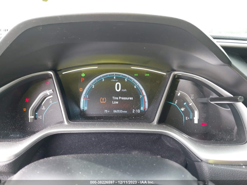 VIN 2HGFC3B32KH352880 2019 HONDA CIVIC EX