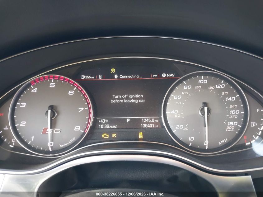 2013 AUDI S6 4.0T PRESTIGE - WAUF2BFC3DN104716