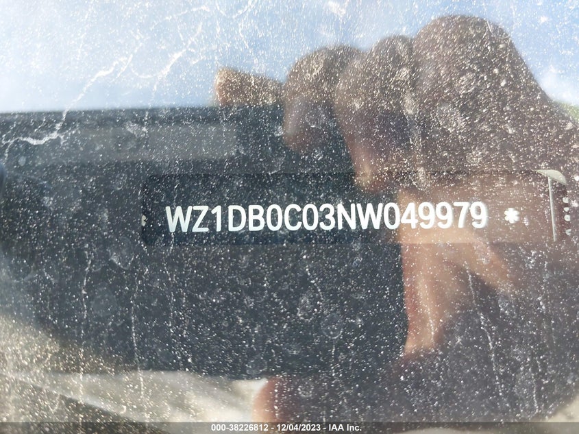 VIN WZ1DB0C03NW049979 2022 TOYOTA GR SUPRA 3.0 PREMIUM