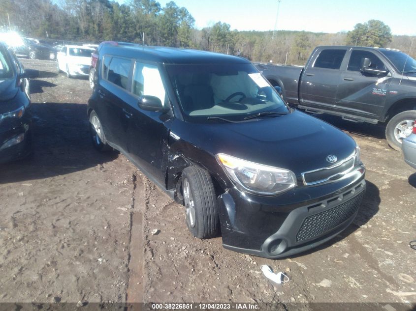 2016 KIA SOUL BASE - KNDJN2A29G7267155