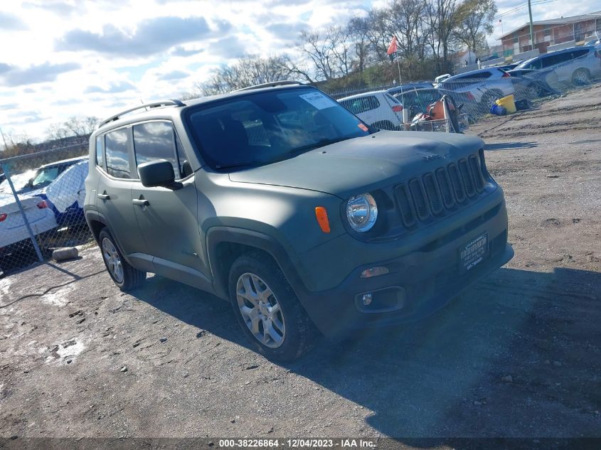 2017 JEEP RENEGADE LATITUDE FWD - ZACCJABB0HPG39273