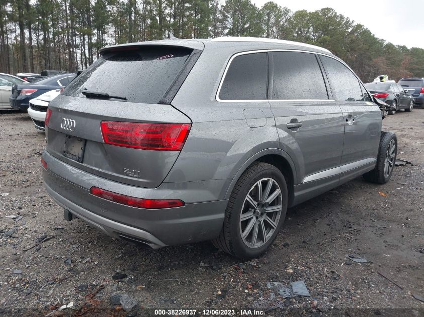 2017 AUDI Q7 PREMIUM PLUS - WA1LAAF76HD034429