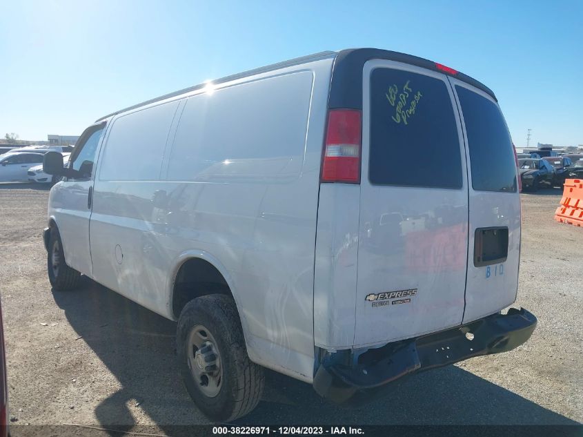 2016 CHEVROLET EXPRESS 2500 WORK VAN 1GCWGAFFXG1312323