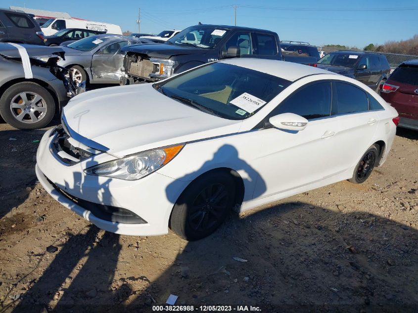 2014 HYUNDAI SONATA GLS - 5NPEB4AC3EH923177