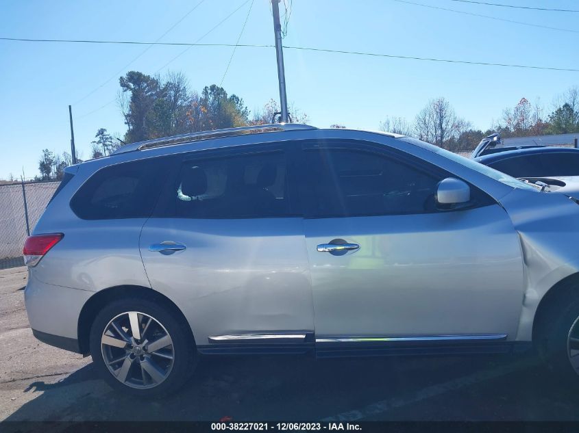 2014 NISSAN PATHFINDER PLATINUM - 5N1AR2MN6EC628657