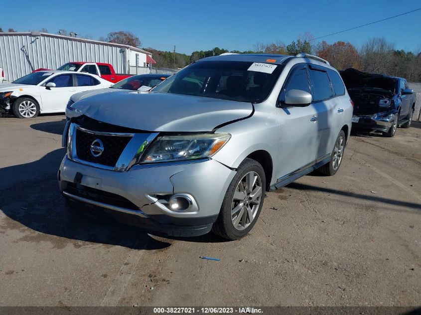 2014 NISSAN PATHFINDER PLATINUM - 5N1AR2MN6EC628657