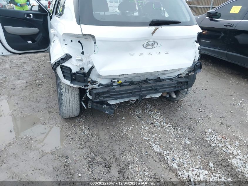 VIN KMHRC8A39MU100033 2021 HYUNDAI VENUE SEL