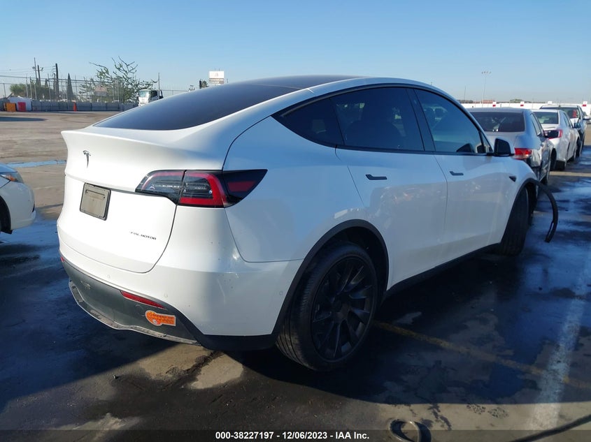 VIN 5YJYGDEE9LF022496 2020 TESLA MODEL Y