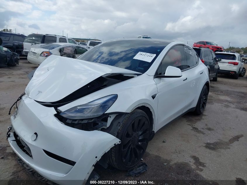 2022 TESLA MODEL Y - 7SAYGDEF5NF411649