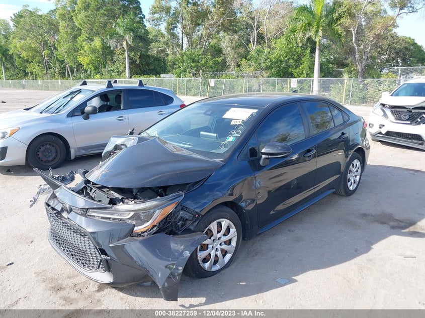 VIN JTDEPMAE4MJ126347 2021 TOYOTA COROLLA LE