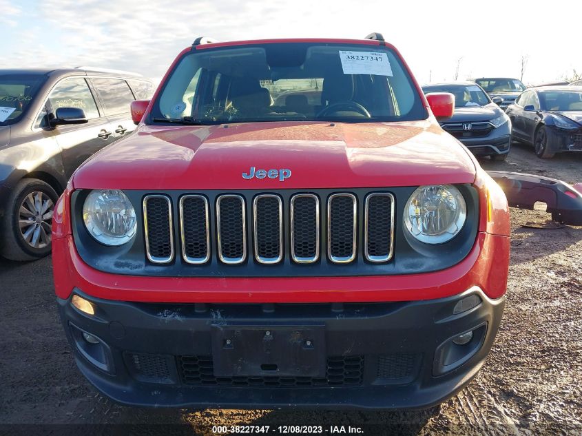 2016 JEEP RENEGADE LATITUDE - ZACCJBBT8GPE04049
