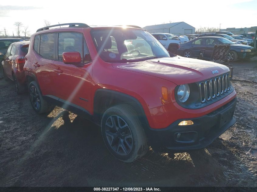 2016 JEEP RENEGADE LATITUDE - ZACCJBBT8GPE04049