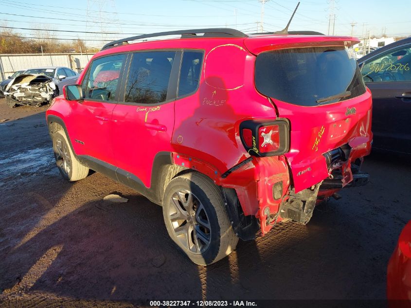 2016 JEEP RENEGADE LATITUDE - ZACCJBBT8GPE04049