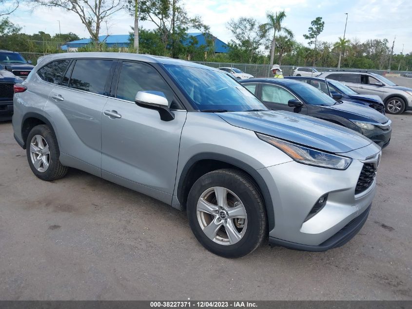 2021 TOYOTA HIGHLANDER LE - 5TDZZRAH8MS520181