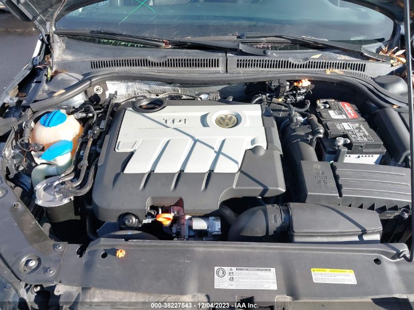 2013 VOLKSWAGEN JETTA 2.0L TDI - 3VWLL7AJXDM383627