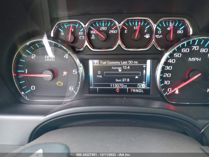 2017 CHEVROLET SILVERADO 1500 1LZ - 3GCUKSEJ9HG263099