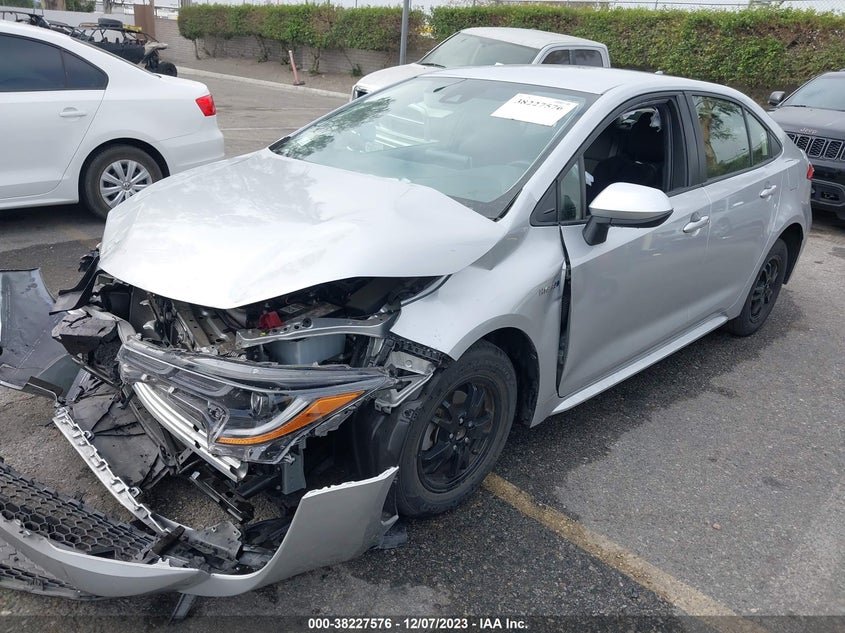 VIN JTDEAMDE7MJ024991 2021 TOYOTA COROLLA HYBRID LE