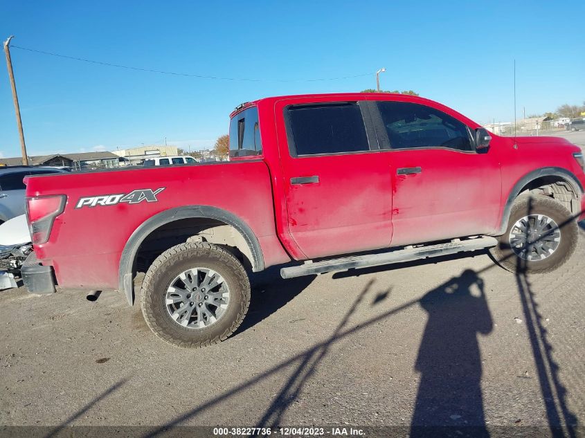 2020 NISSAN TITAN PRO-4X 4X4 - 1N6AA1ED4LN511296
