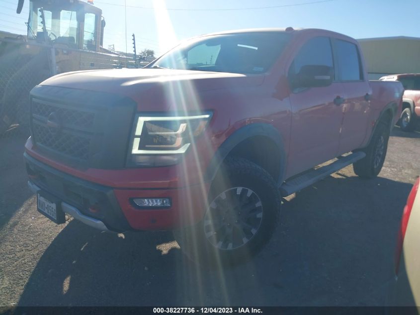 2020 NISSAN TITAN PRO-4X 4X4 - 1N6AA1ED4LN511296