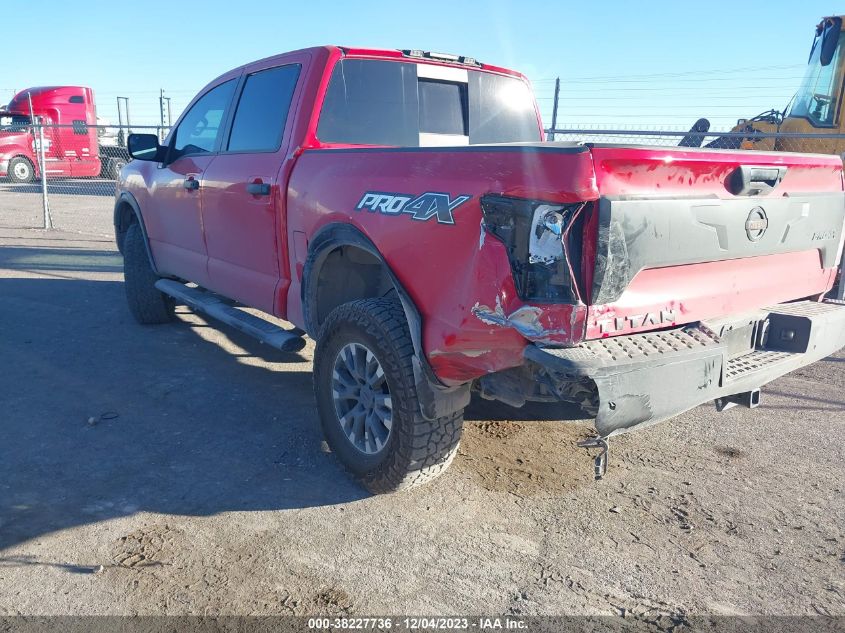 2020 NISSAN TITAN PRO-4X 4X4 - 1N6AA1ED4LN511296