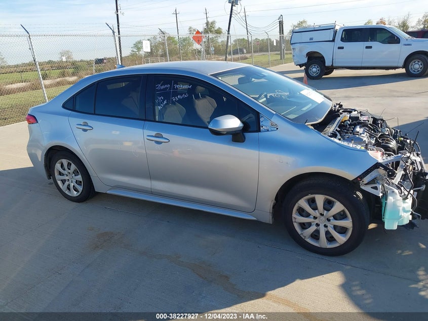 VIN JTDEPMAE4MJ156643 2021 TOYOTA COROLLA LE