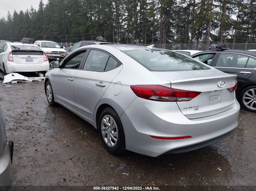 2018 HYUNDAI ELANTRA SE - 5NPD74LF3JH360940